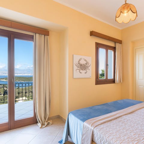 Wake up to sea views and step out onto your private balcony