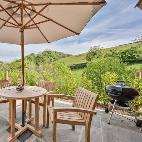 Cook up a delicious lunch on the barbeque, surrounded by the gorgeous landscape