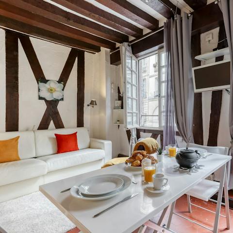 Make yourself at home in one of Paris' oldest buildings