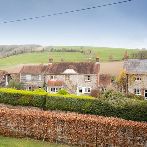Take in the views of the South Downs from this home