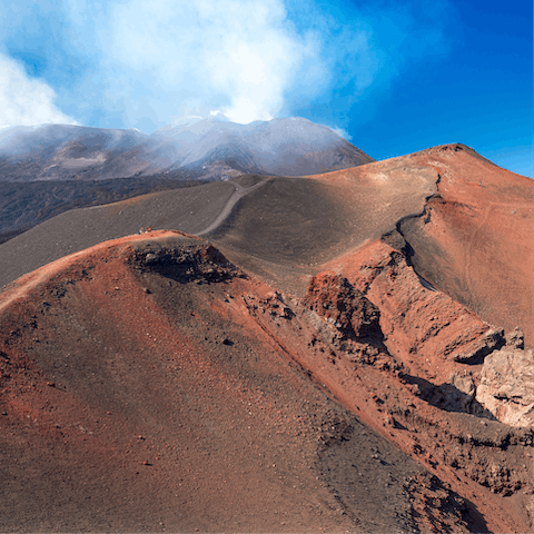 Reach the border of the Parco dell'Etna by car in less than twenty-five minutes