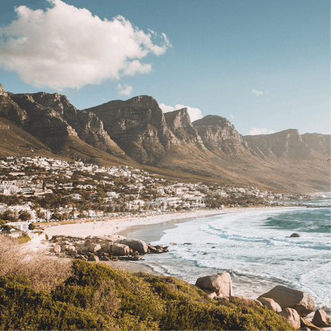 Enjoy the mesmerising beauty of Cape Town from the suburb of Camps Bay