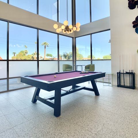 Enjoy a game of pool