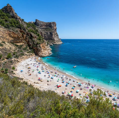 Spend an afternoon on the beach in Javea