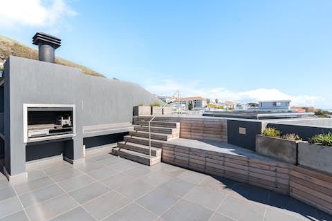 Make the most of the braai facilities on the roof terrace