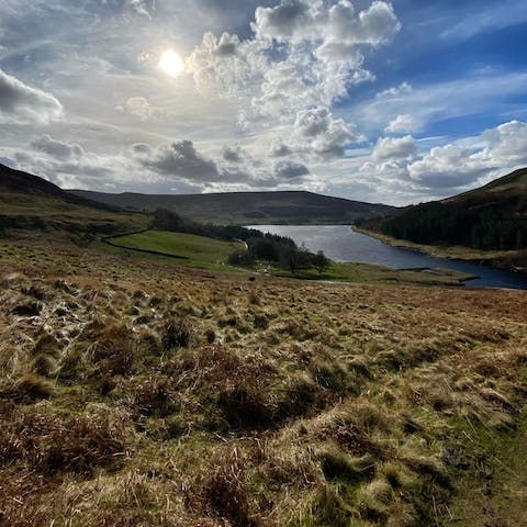 Explore the rugged beauty of the Peak District National Park, a stone's throw away