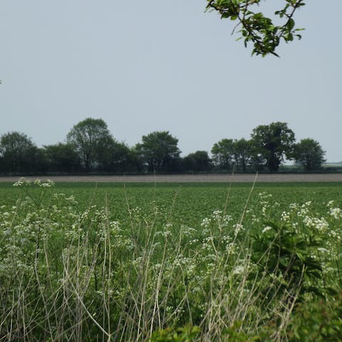 Don your hiking boots and trek through the rolling countryside on your doorstep