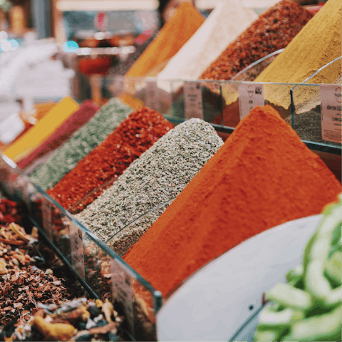 Smell, taste and buy some of Turkey’s most famous spices at Spice Bazaar