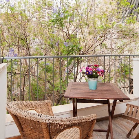 Sit out on the balcony with a book and glass of wine and really allow yourself to unwind