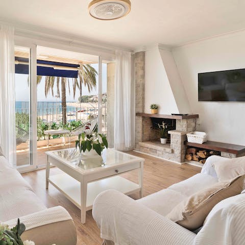Wake up to sea views and enjoy a serene morning on the balcony
