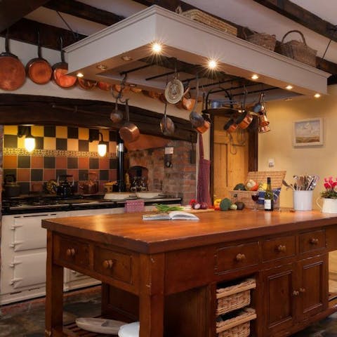 Cook up family favourites on the AGA stove