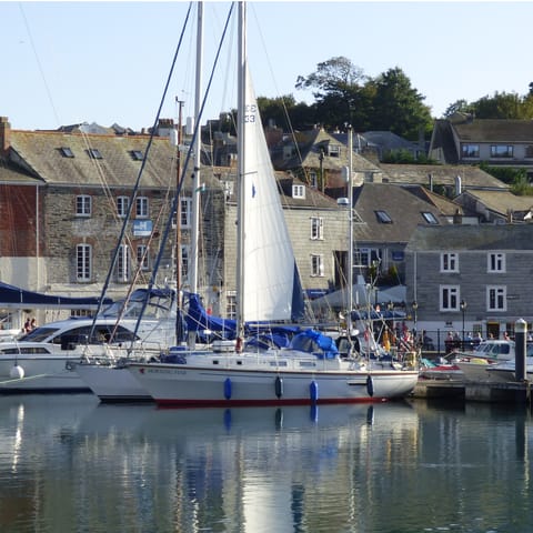 Take an afternoon jaunt over to Padstow – just a twenty-minute drive away