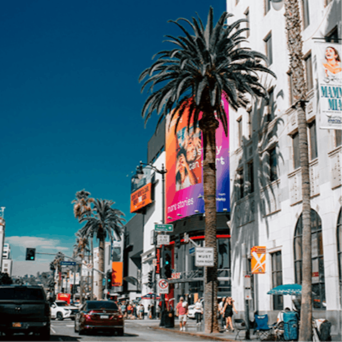 Pay a visit to Sunset Boulevard, a must-see in LA