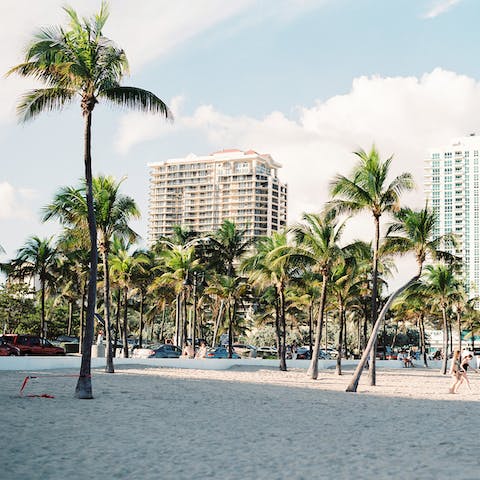 Visit Miami Beach – a six minute drive away