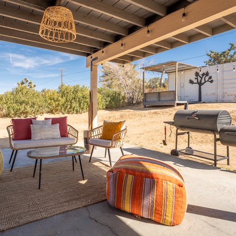 Light up the grill and experience laid back desert living 