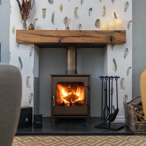 Place some kindling in the log burner and read the Sunday papers next to the warmth