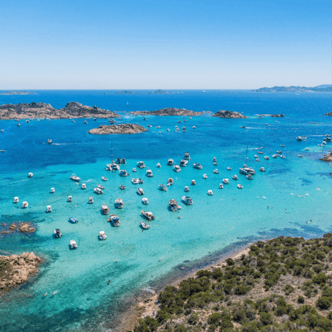 Visit the beautiful coastline of Sardinia