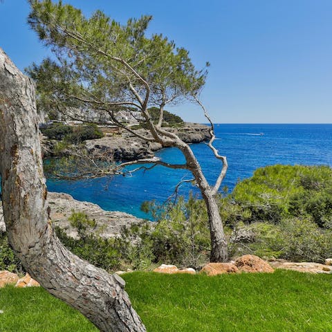 Explore all that Cala Egos has to offer – the beach is 650m away