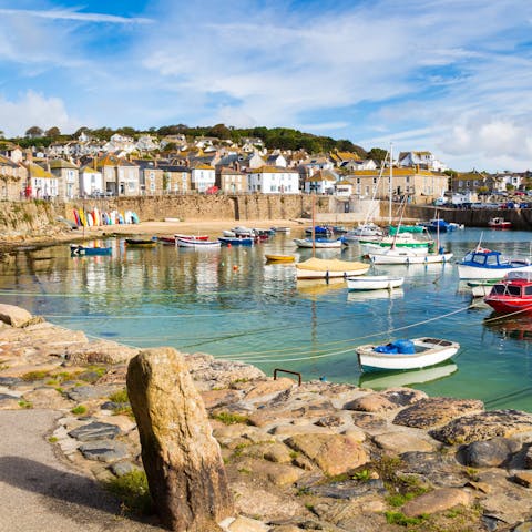 Visit Penzance Harbour, once famous for pirates and now lined with eateries