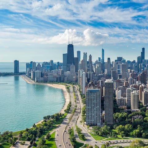 Explore Chicago's Gold Coast within walking distance from the home
