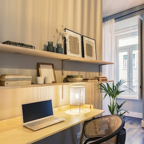 Work remotely in style from boho-chic desks in the bedrooms