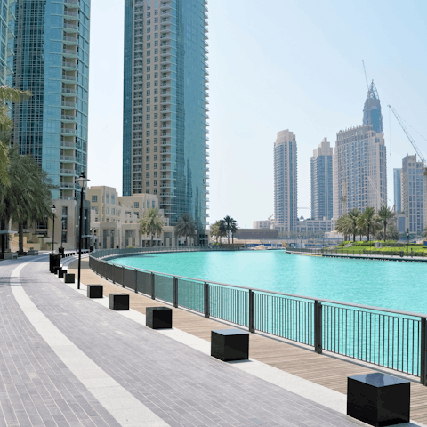 Stay between Dubai's Marina waterway and Jumeirah Beach