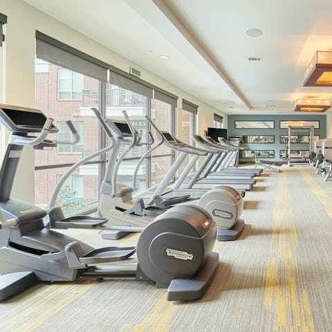 Keep active with a visit to the guest gym