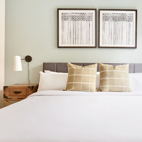 Sleep soundly in the comfortable bedroom