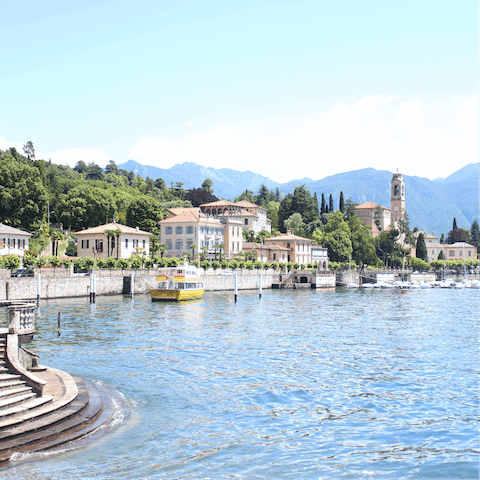 Explore Lake Como from the picturesque town of Ossuccio