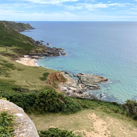 Charter a boat to explore Salcombe's coastline –⁠ the harbour is a stroll away