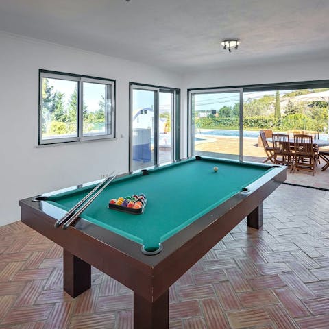 Head to the games room for a pool tournament