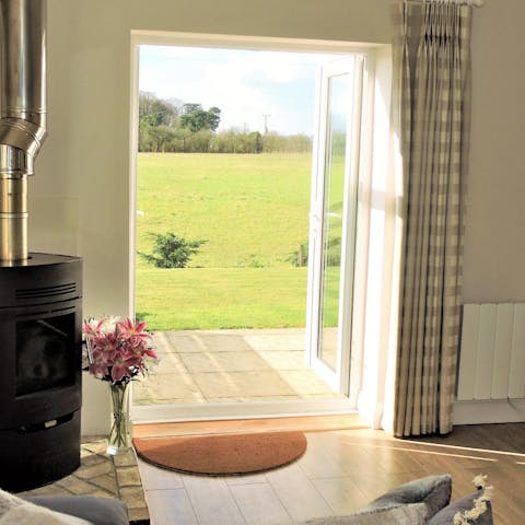 Step straight out into nature from your French doors