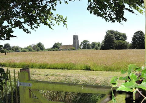 Enjoy the fantastic views over the neighbouring fields