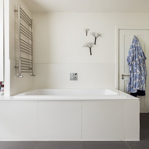 Treat yourself to a bubblebath and soak all of your troubles away