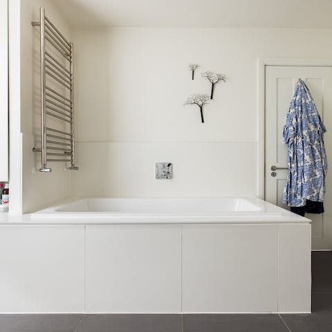 Treat yourself to a bubblebath and soak all of your troubles away