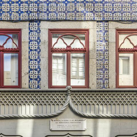 Stay in a historic Portuguese-tiled building brimming with character