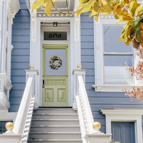 Admire the original Victorian architecture of your home