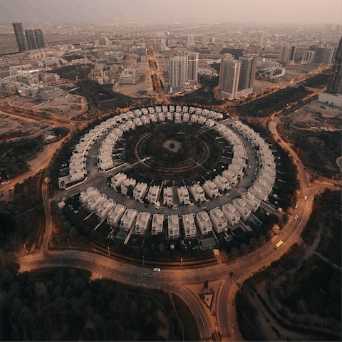 Visit the contemporary Jumeirah Village Circle