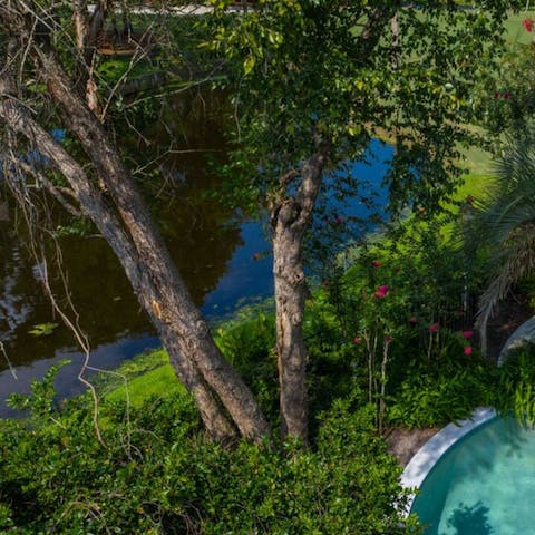 Explore the surrounding trails and lagoons