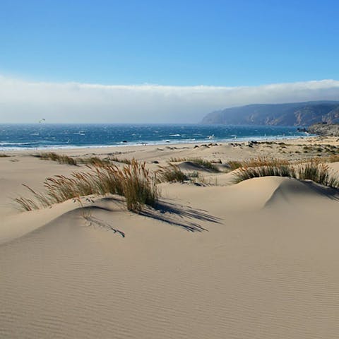 Find Praia Grande Beach only 150 meters away from your door