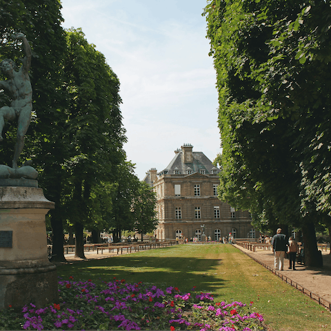 Rustle up a picnic and head for Jardin du Luxembourg  –⁠just a three-minute stroll away