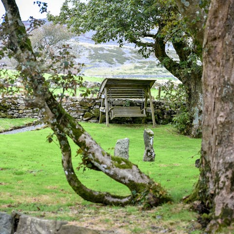 Relax in the tranquil setting of the garden