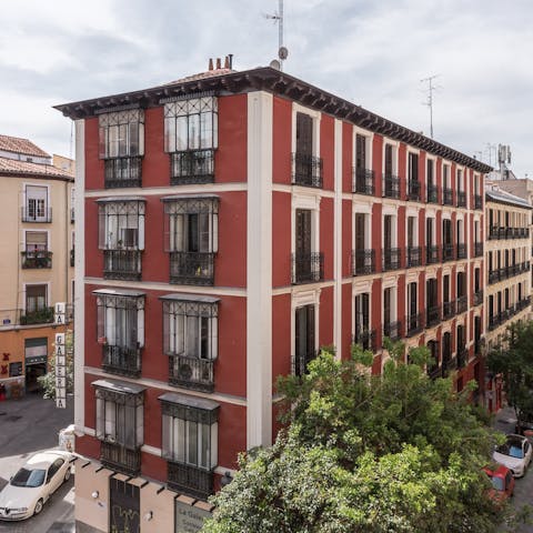 Stay in a historic building in Madrid's charming centre