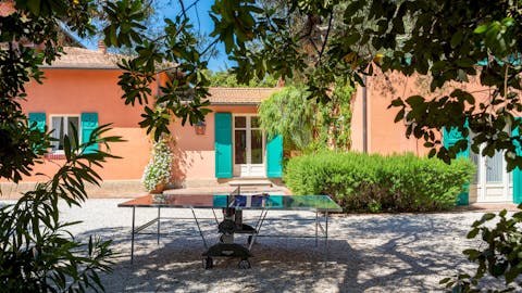 Enjoy a game or two of table tennis with loved ones on quiet days at the villa