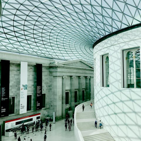 Spend a few hours exploring the British Museum – it's a few minutes away on foot