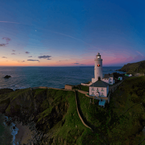 Walk along the South West Coastal Path to Start Point Lighthouse