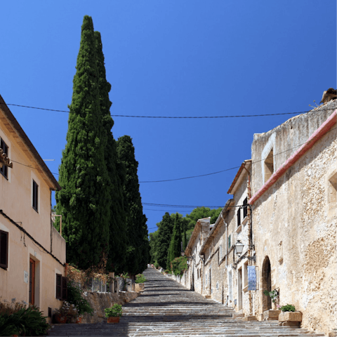 Climb the 365 Calvari Steps in Pollença for panoramic views