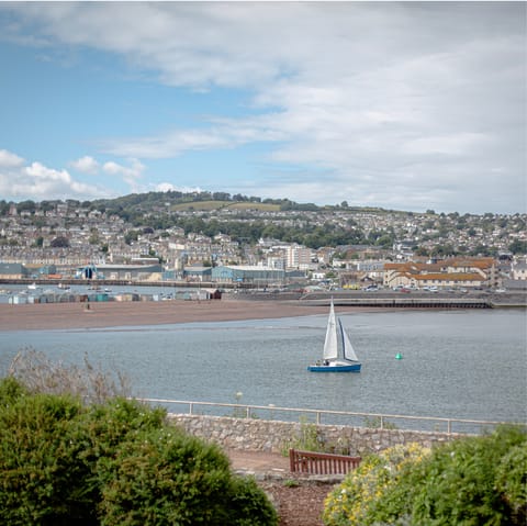 Make the ten-minute drive across the bay to the iconic seaside town of Torquay