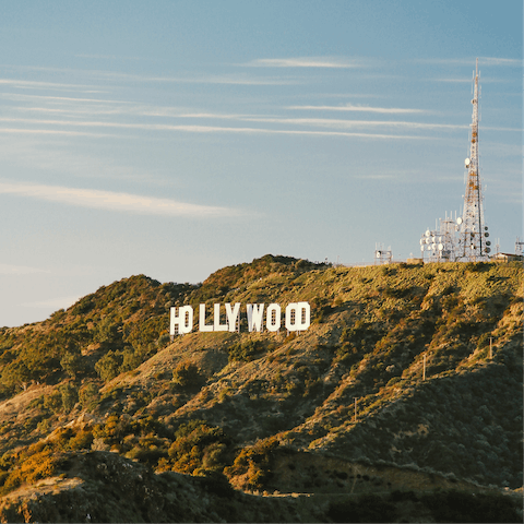 Tick seeing the Hollywood sign from your holiday to-do's by driving there in seventeen minutes