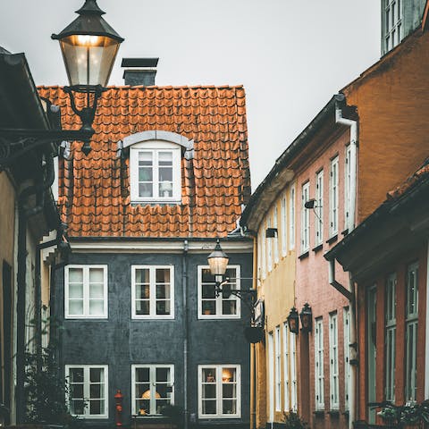 Meander through Aalborg's picturesque streets, just half an hour away